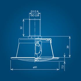 Die Grafik erklärt das Grundprinzip der Sprinkleranlage.